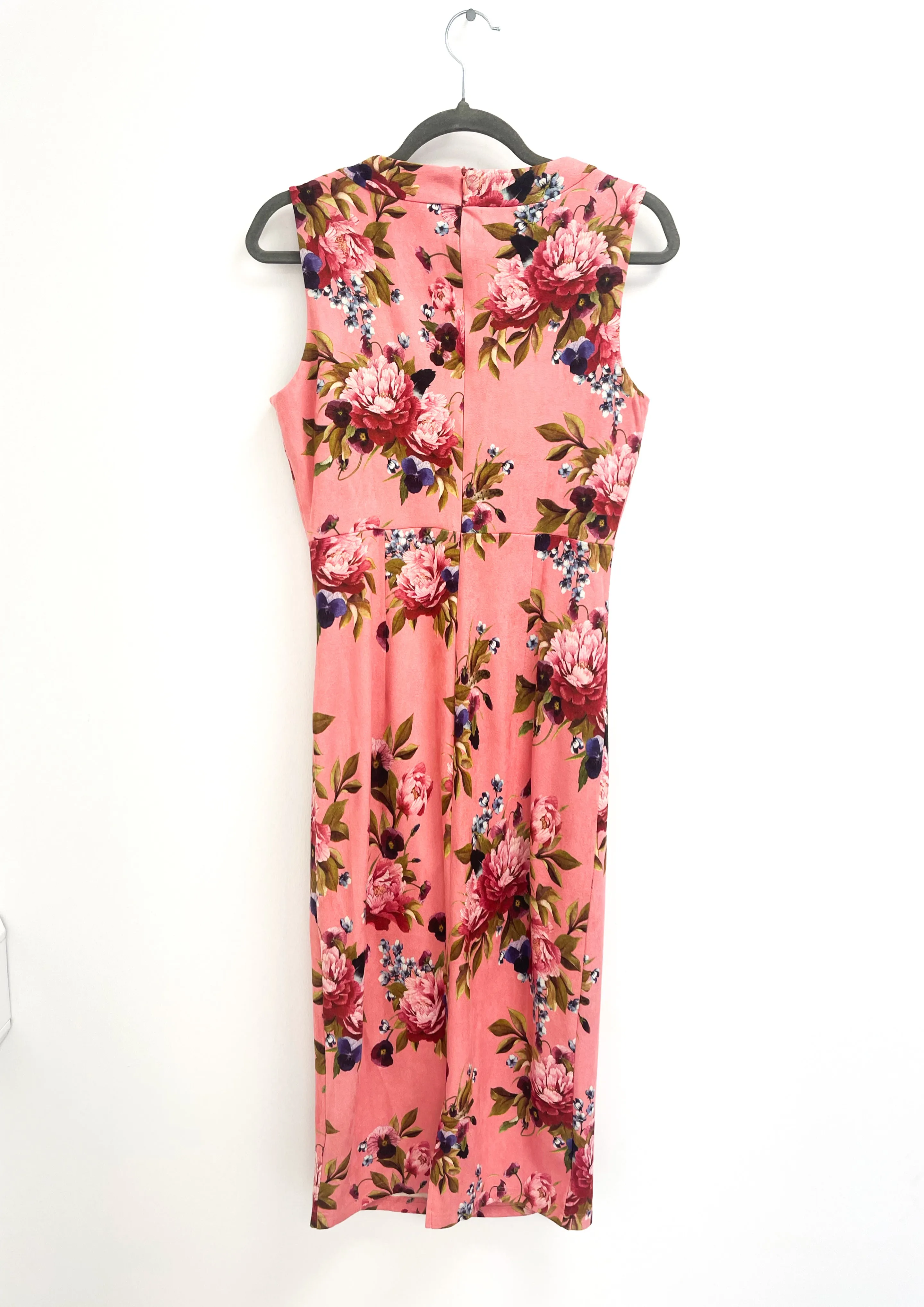 4-A1577 Blush Floral Shift Dress