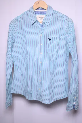 Abercrombie Blue Stripes Button-Down