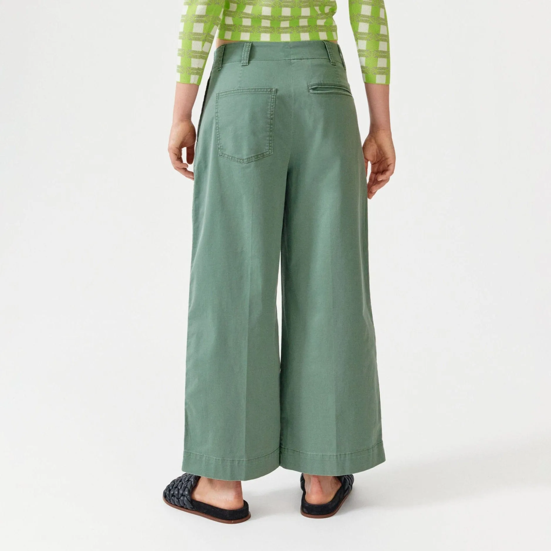 Baum Und Pferdgarten Nadaya Trousers in Deep Lichen Green