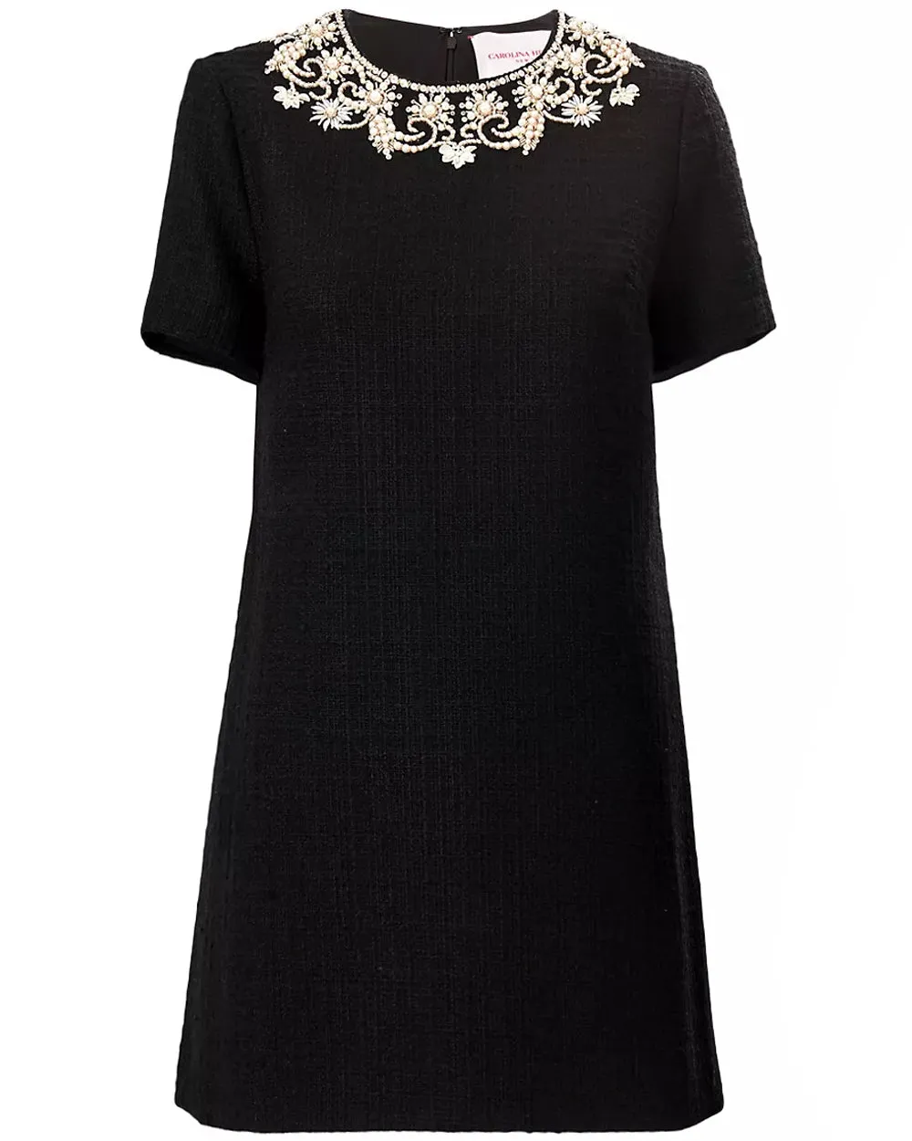 Black Embellished Shift Dress