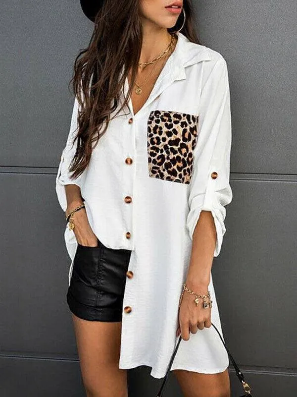 Button Down Shirts Oversized Boyfriend Blouses Tops