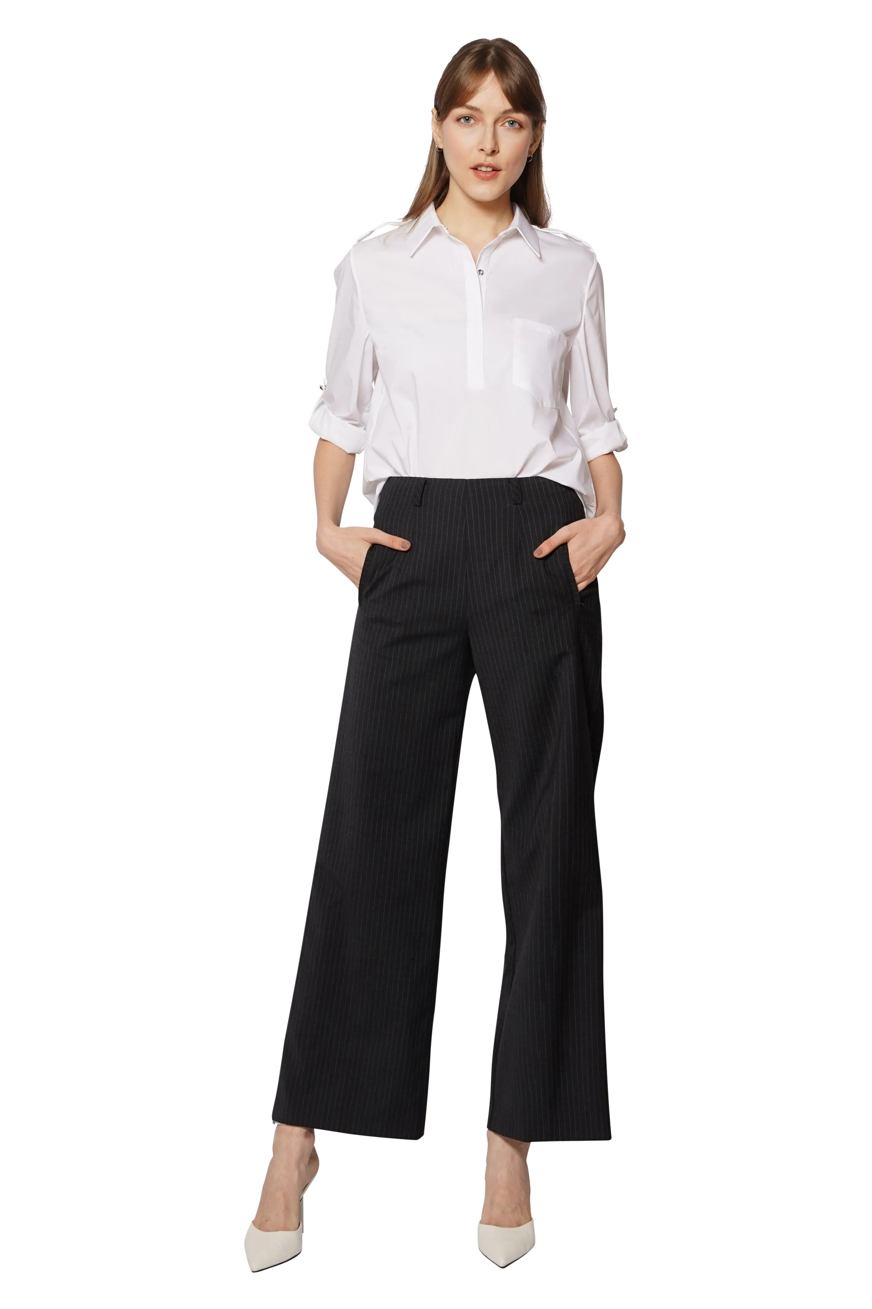 Cameron Wide Leg Suiting Trousers