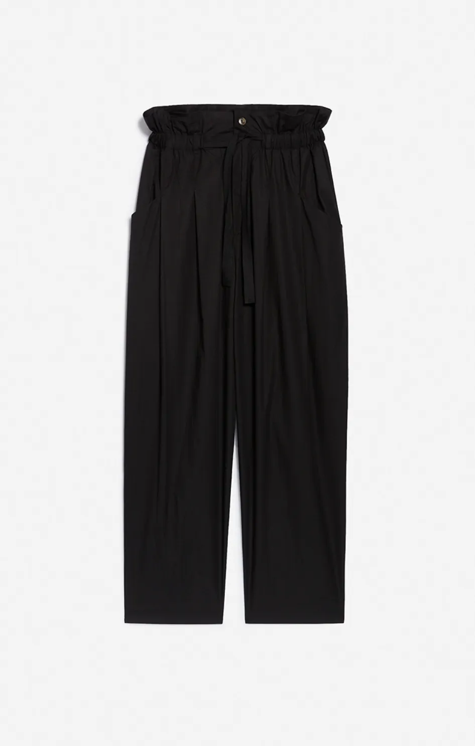 Casimir Black High-Waisted Trousers