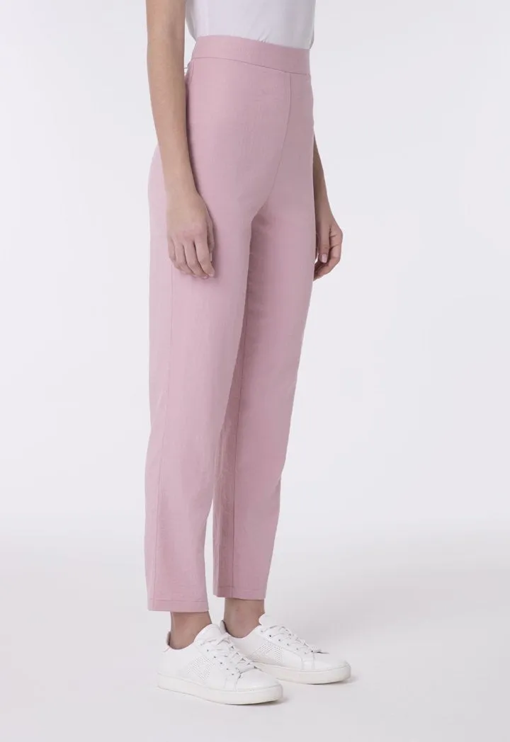 Choice Basic High Waisted Trouser Blush