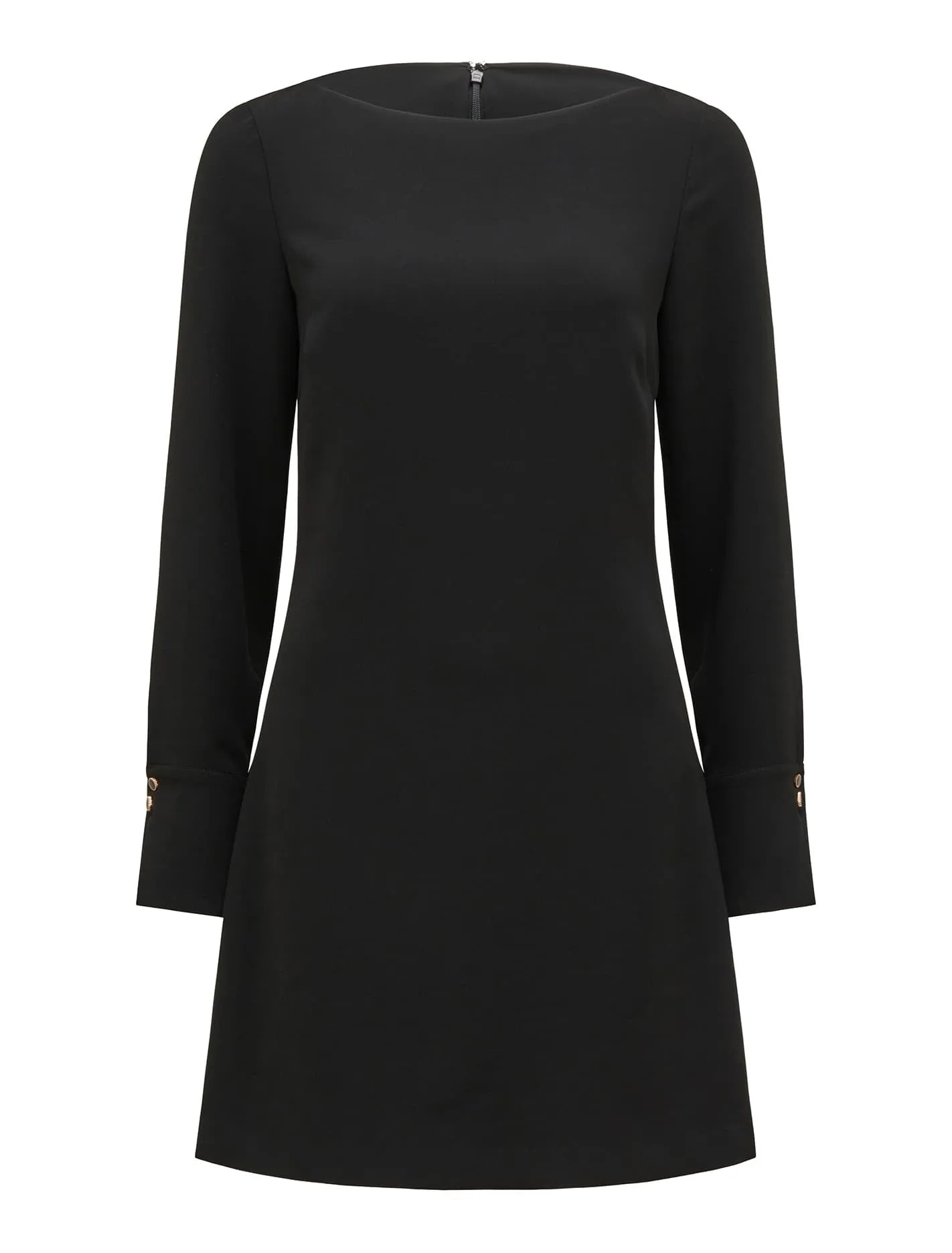 Colette Boat Neck Shift Mini Dress