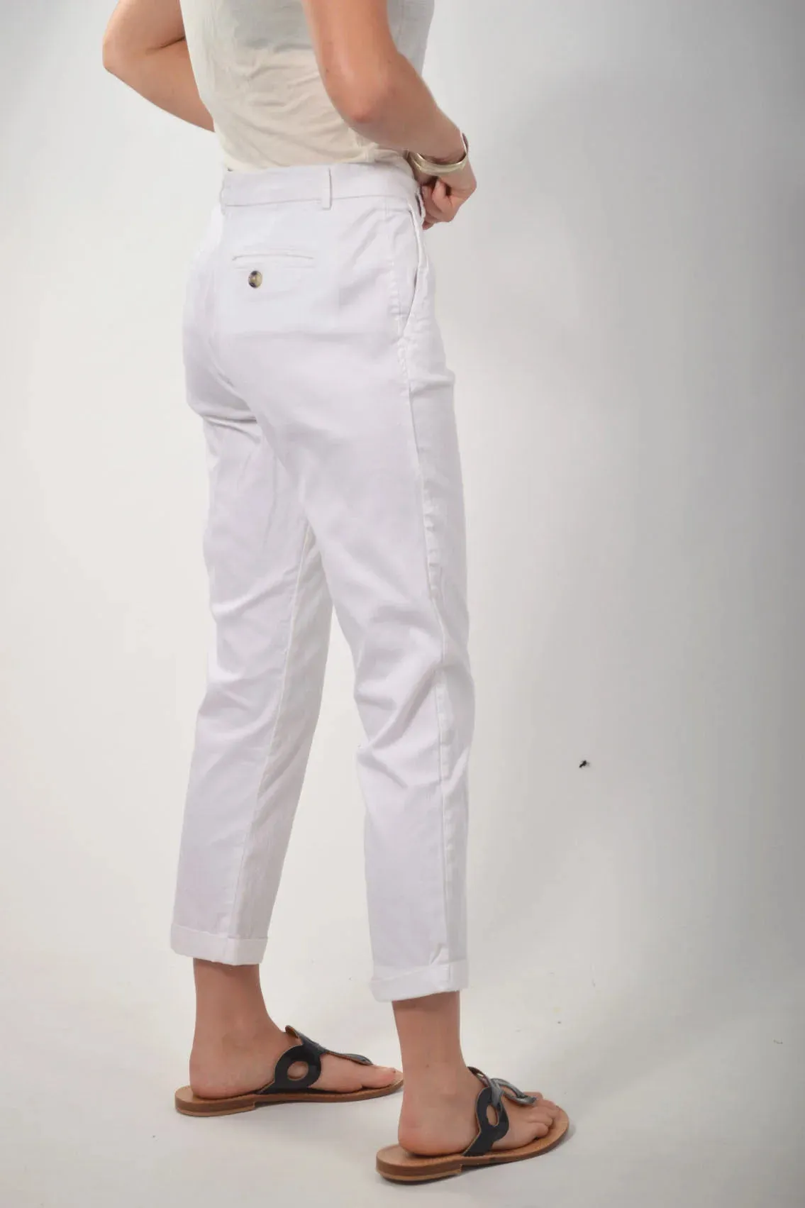 Cropped Chino Trousers