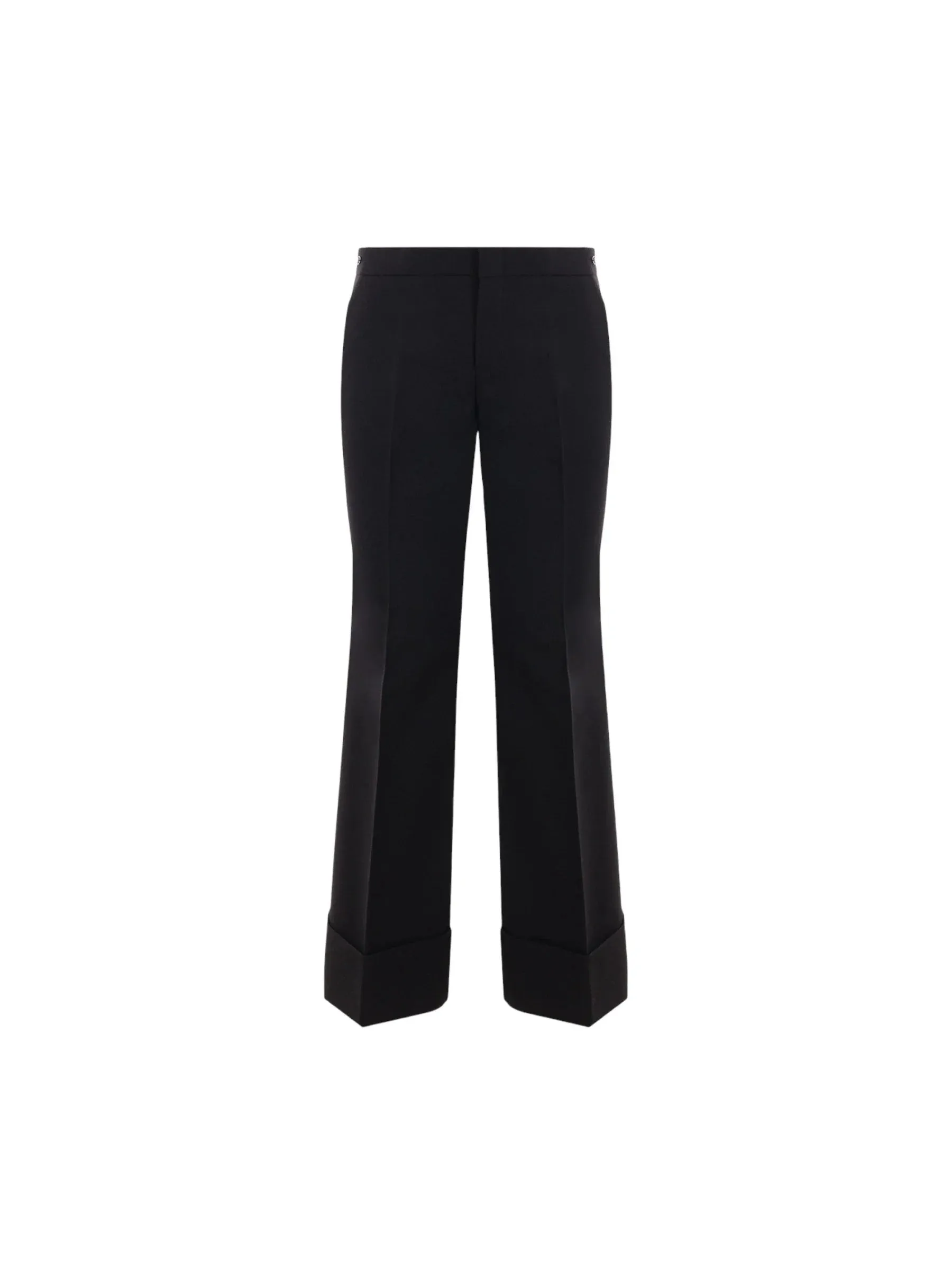 Cropped Wool Trousers