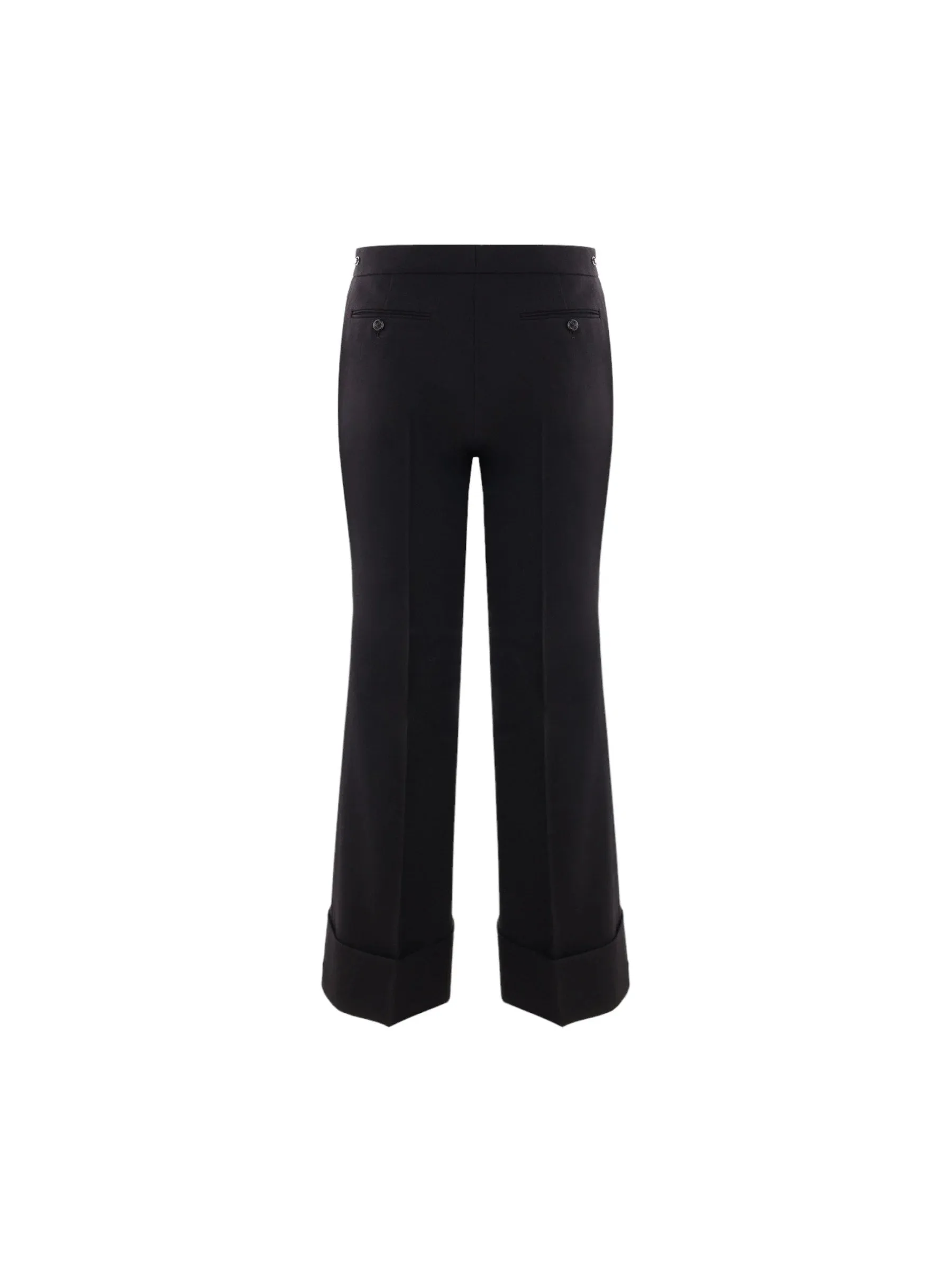 Cropped Wool Trousers