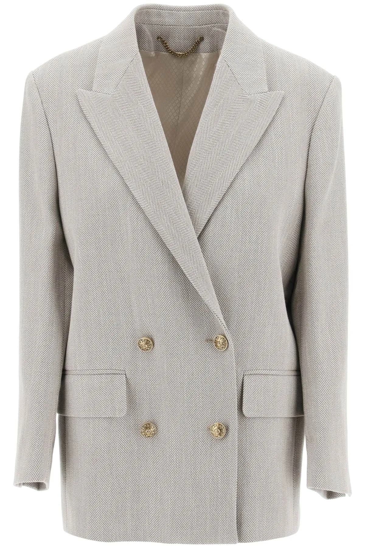 DOUBLE-BREASTED BLAZER IN H