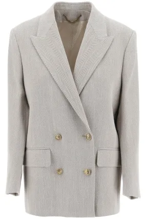 DOUBLE-BREASTED BLAZER IN H