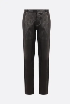 Espen nappa cropped trousers