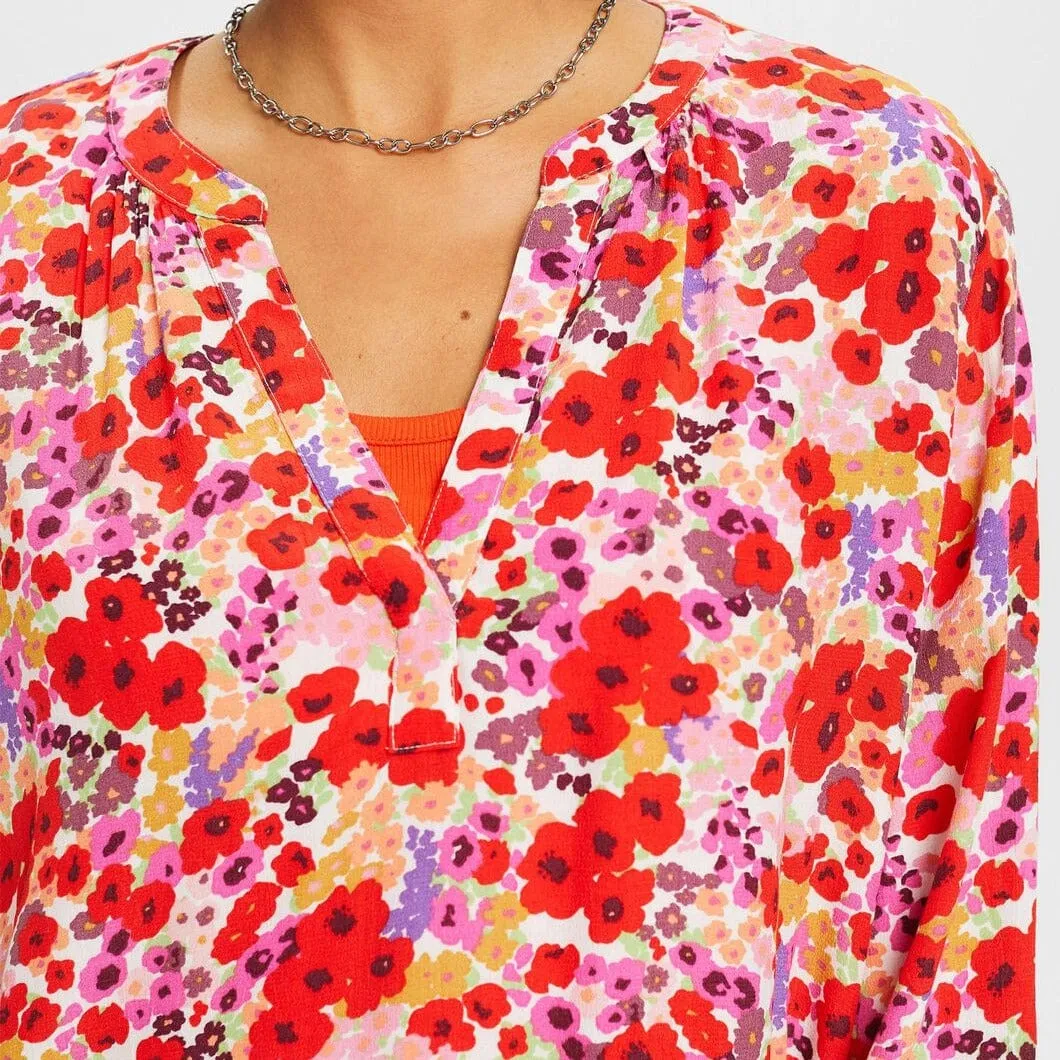 Esprit Floral V-neck blouse