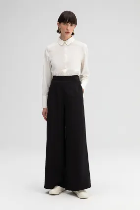 HIGH  WAISTED CUPRA TROUSERS