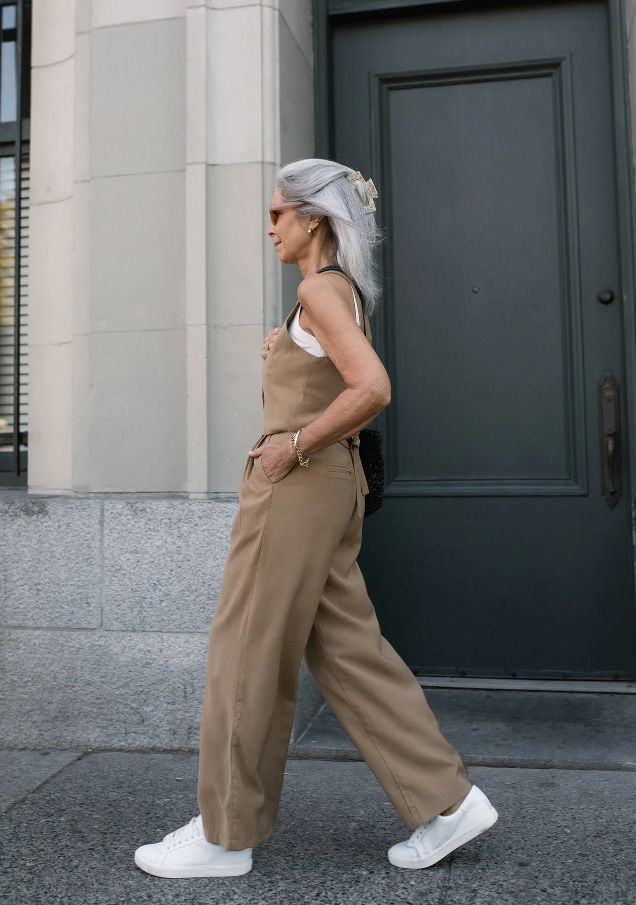 High Waisted Wide Leg Trousers