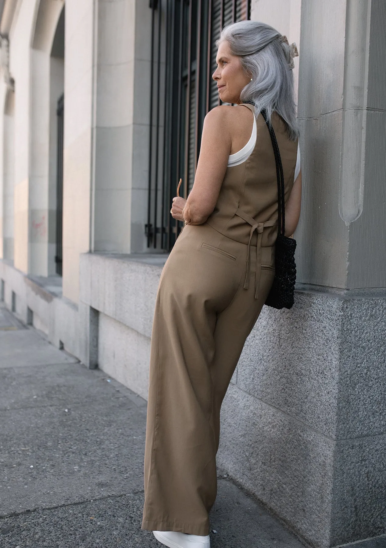 High Waisted Wide Leg Trousers