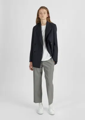 Jara Pinstripe Wool Blazer