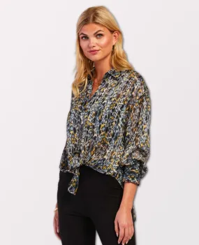 Julietta Gold Button Down