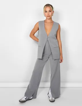 Kaiia Tailored Trousers Grey