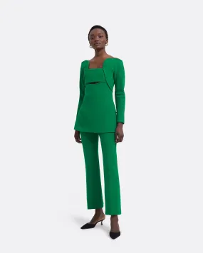 Mari Jewel Green Trousers