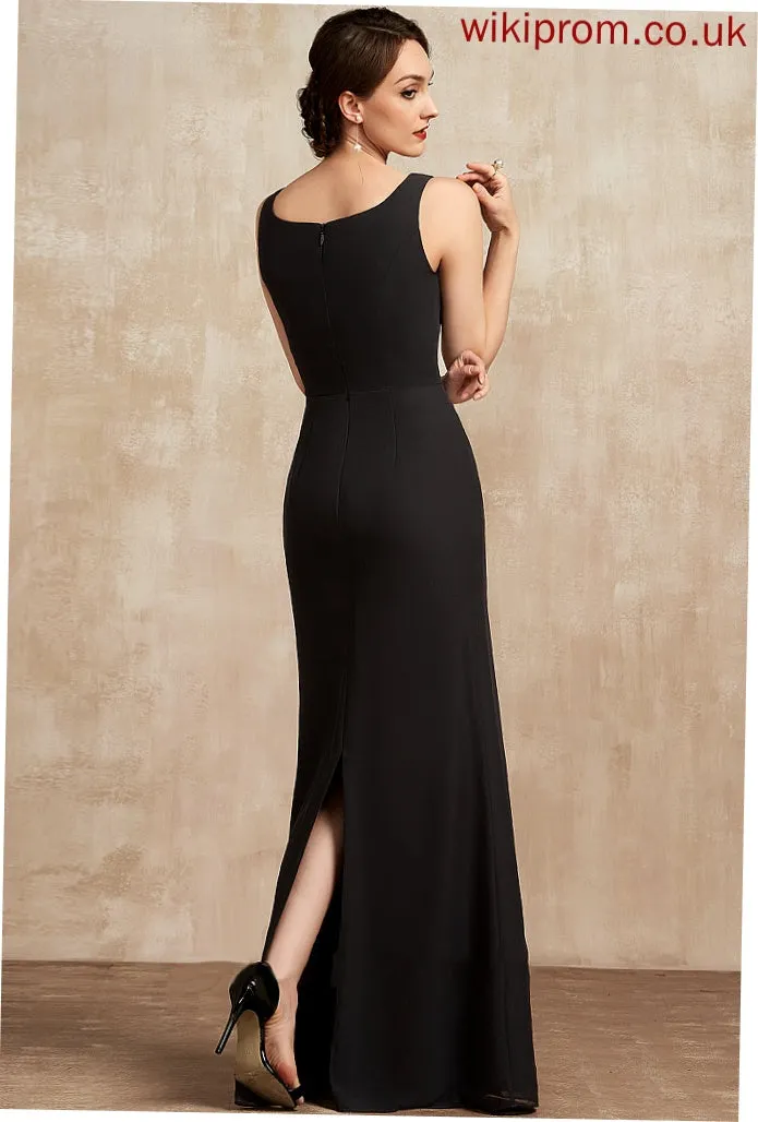 Neckline Dress Chiffon Mother Mother of the Bride Dresses Lilliana Bride of the Floor-Length Square Sheath/Column