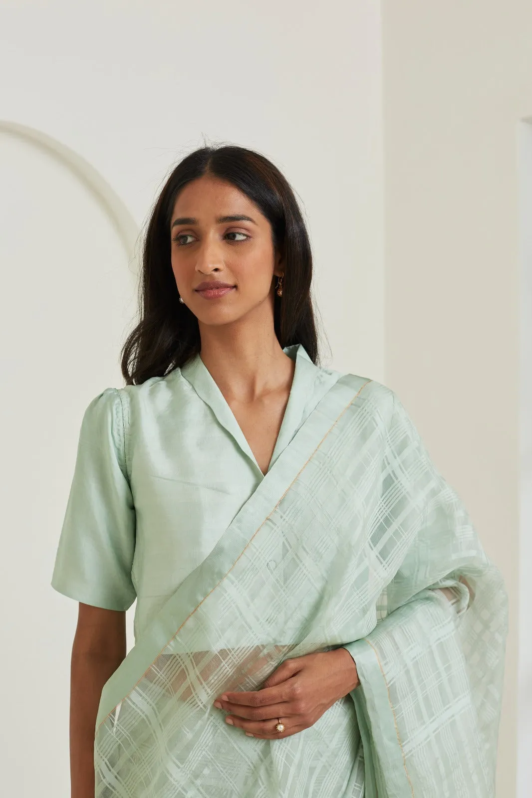 Panache Seafoam Mulberry Silk Blouse