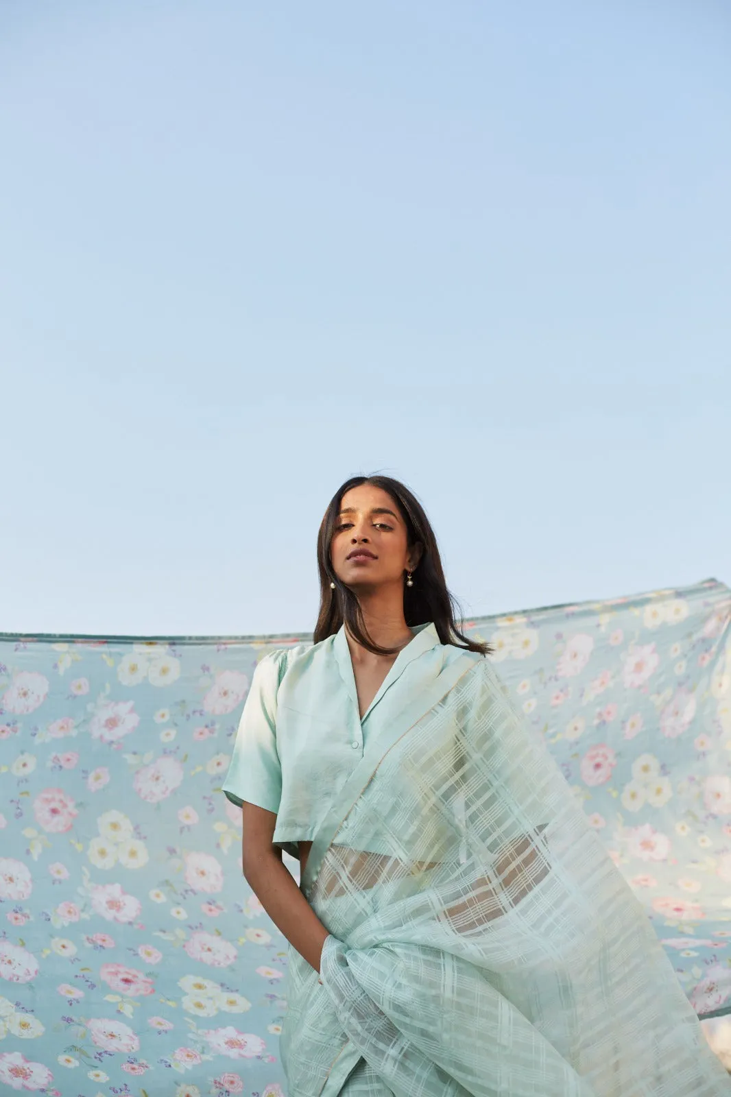 Panache Seafoam Mulberry Silk Blouse