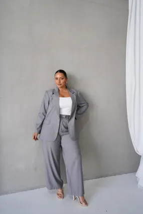 PORSCHA BLAZER LIGHT GREY PINSTRIPE