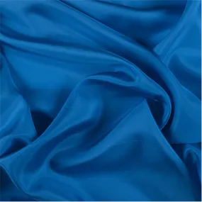 Runway Silks Bright Blue Silk Crepe de Chine Fabric