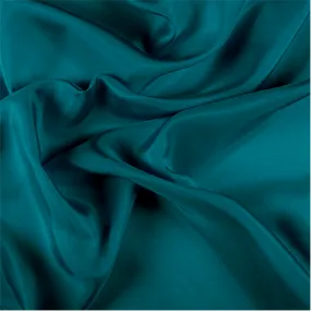 Runway Silks Teal Silk Crepe de Chine Fabric