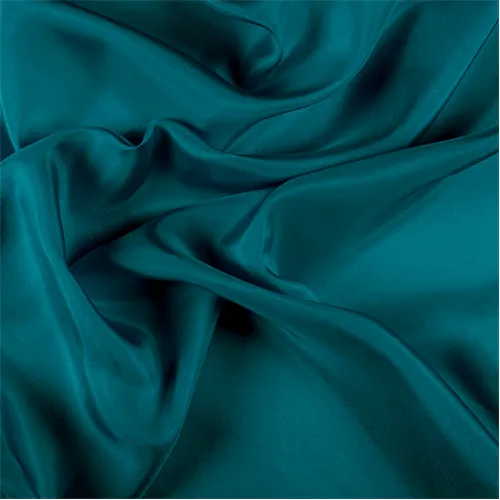 Runway Silks Teal Silk Crepe de Chine Fabric