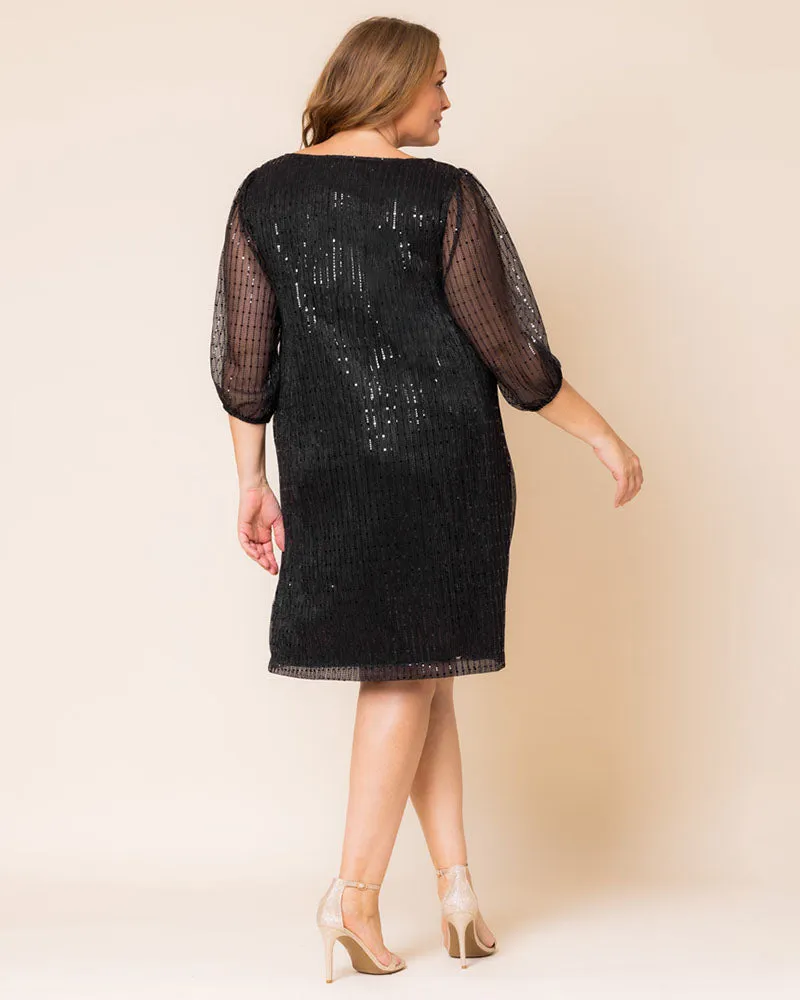 Sequin Splendor Shift Dress