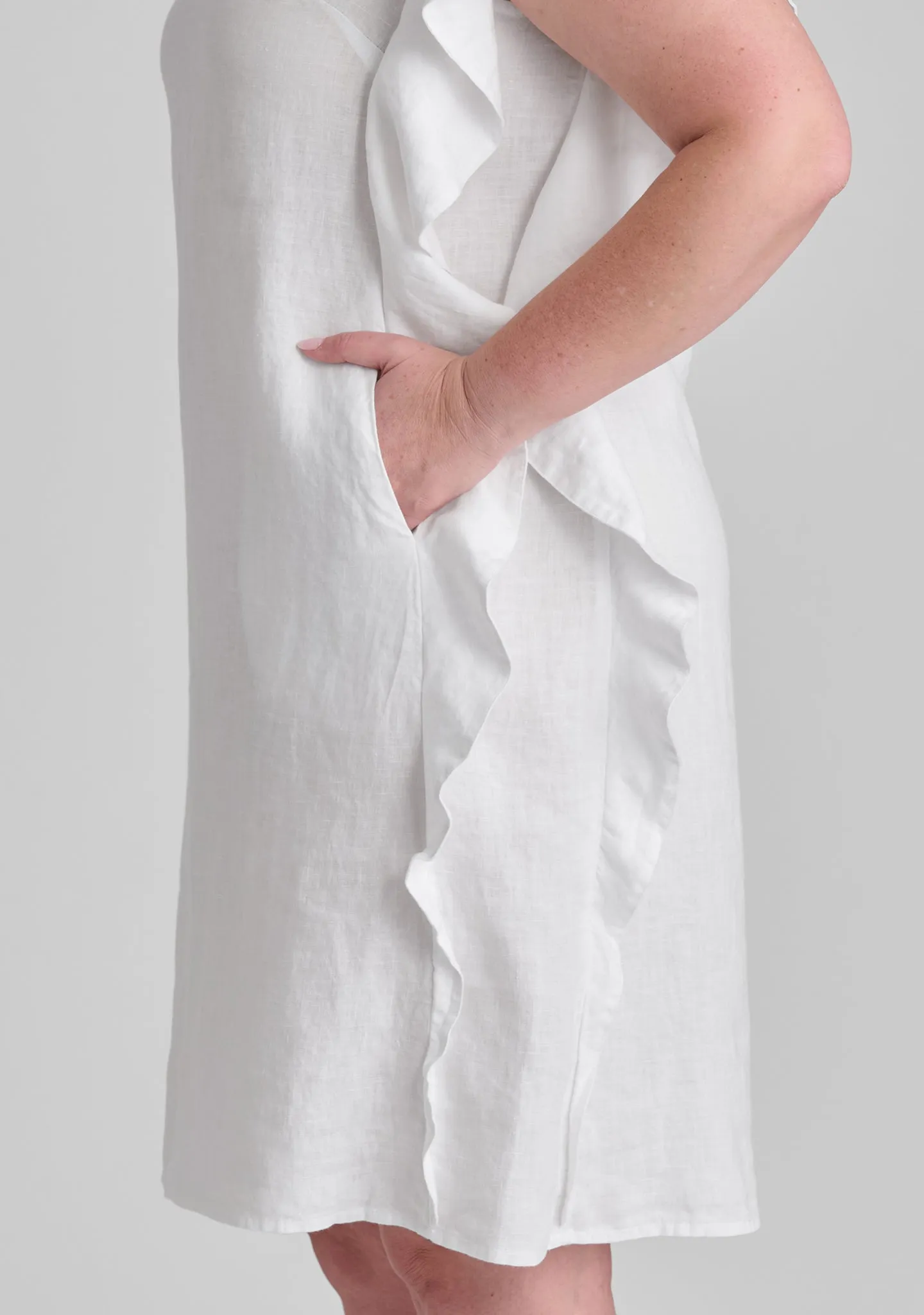 Social Dress - Linen Shift Dress