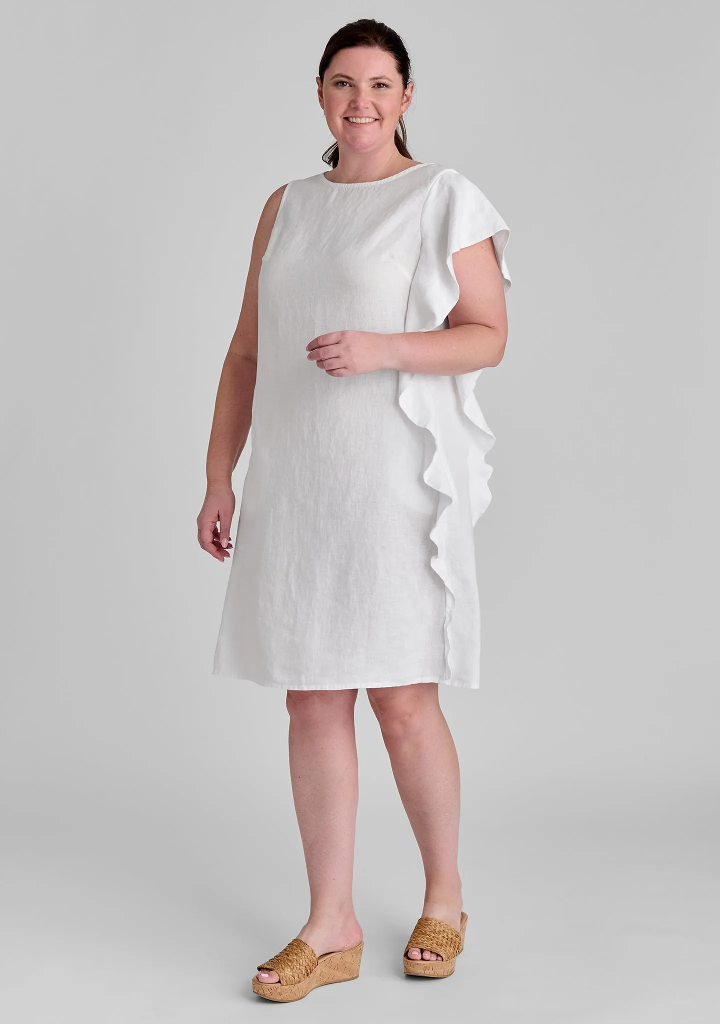 Social Dress - Linen Shift Dress