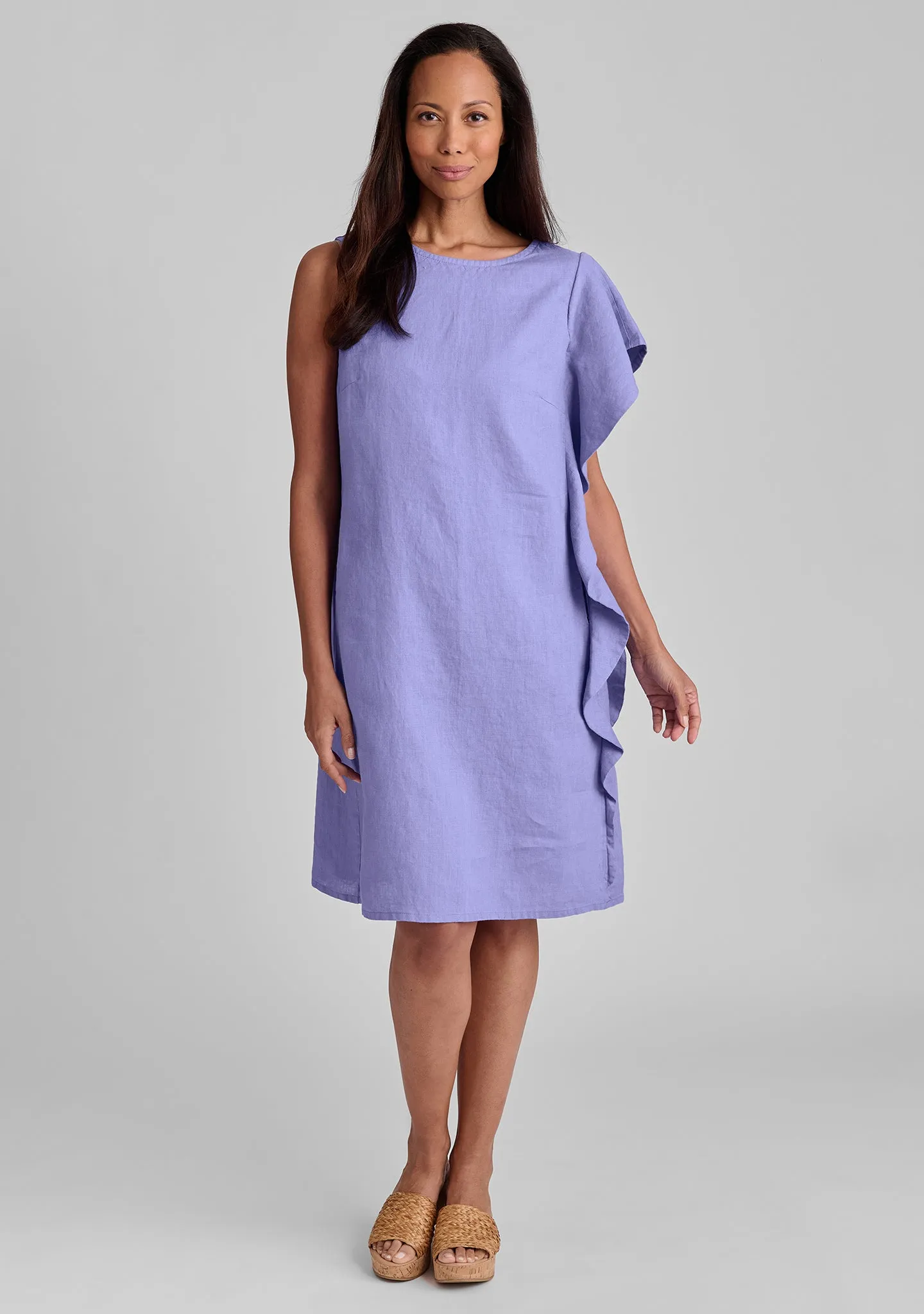 Social Dress - Linen Shift Dress