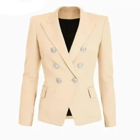 The Priscilla Slim Fit Blazer - Sand