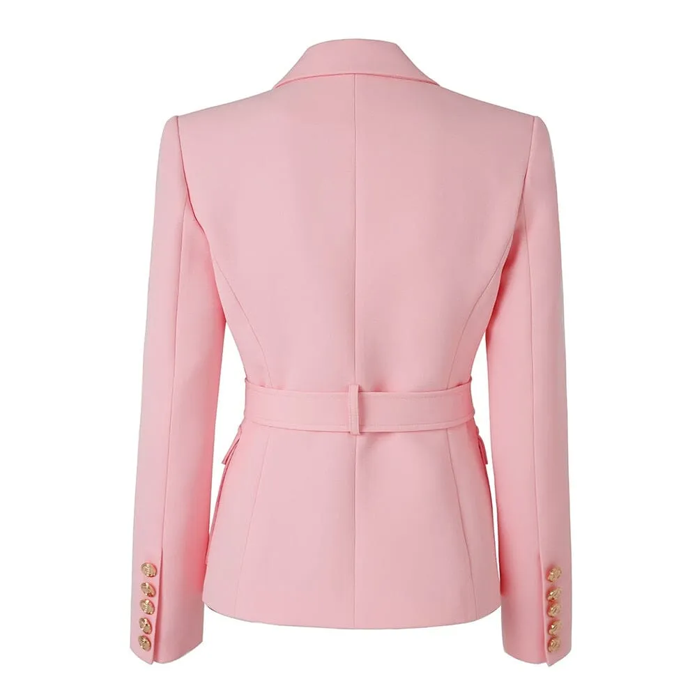 The Reggie Long Sleeve Belted Blazer