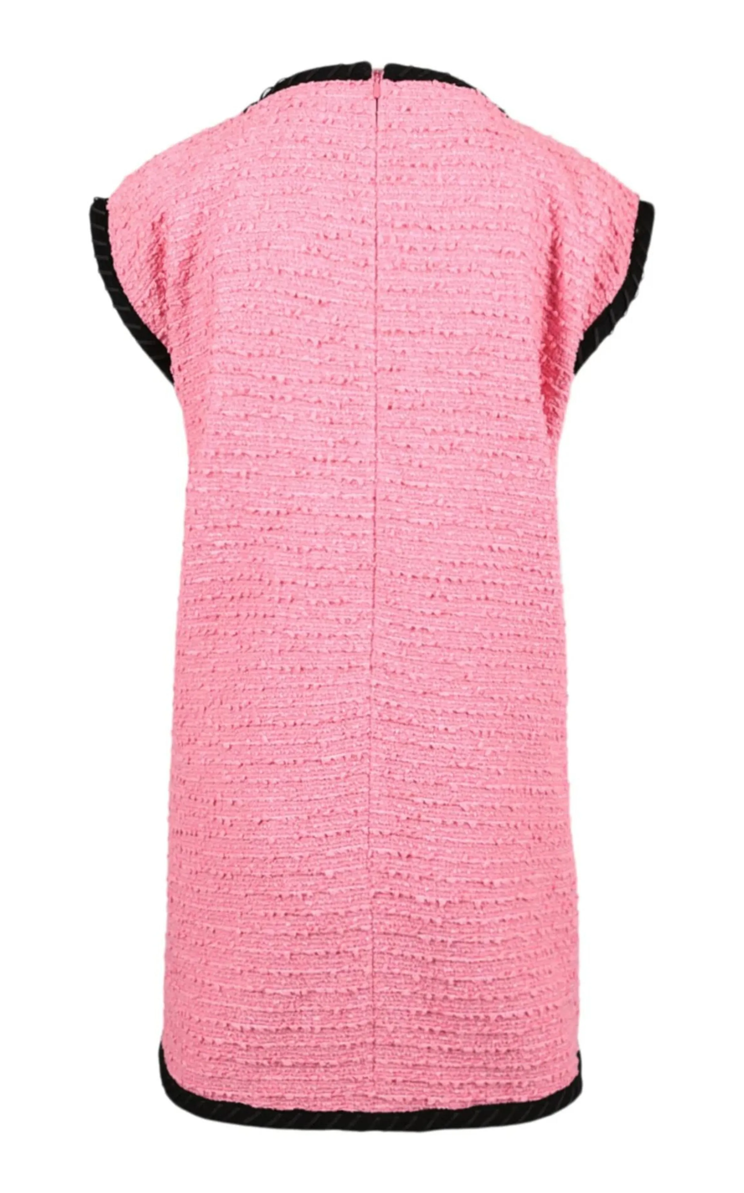 Wool Blend Pink Shift Dress