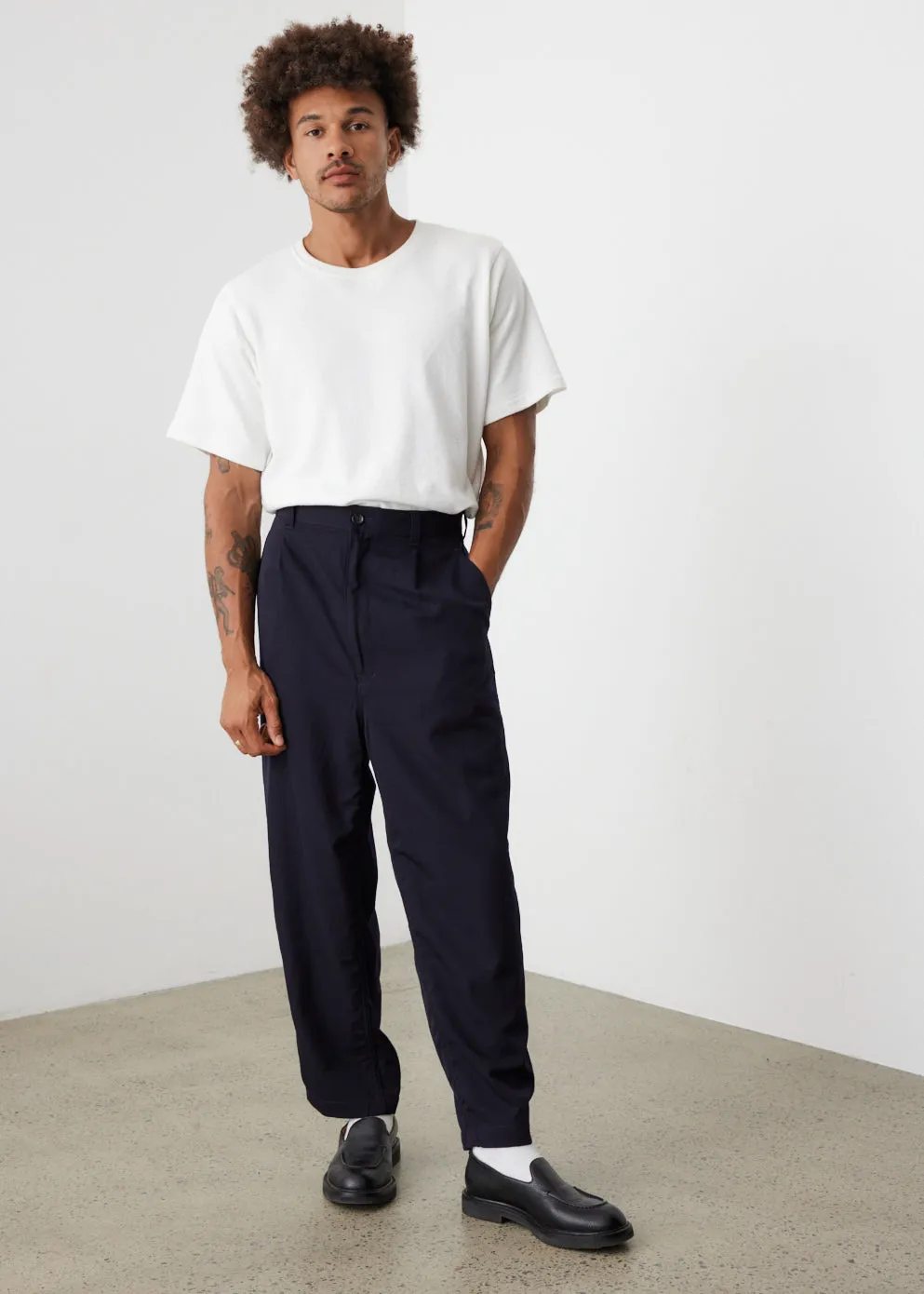 Wool Gabardine Trousers