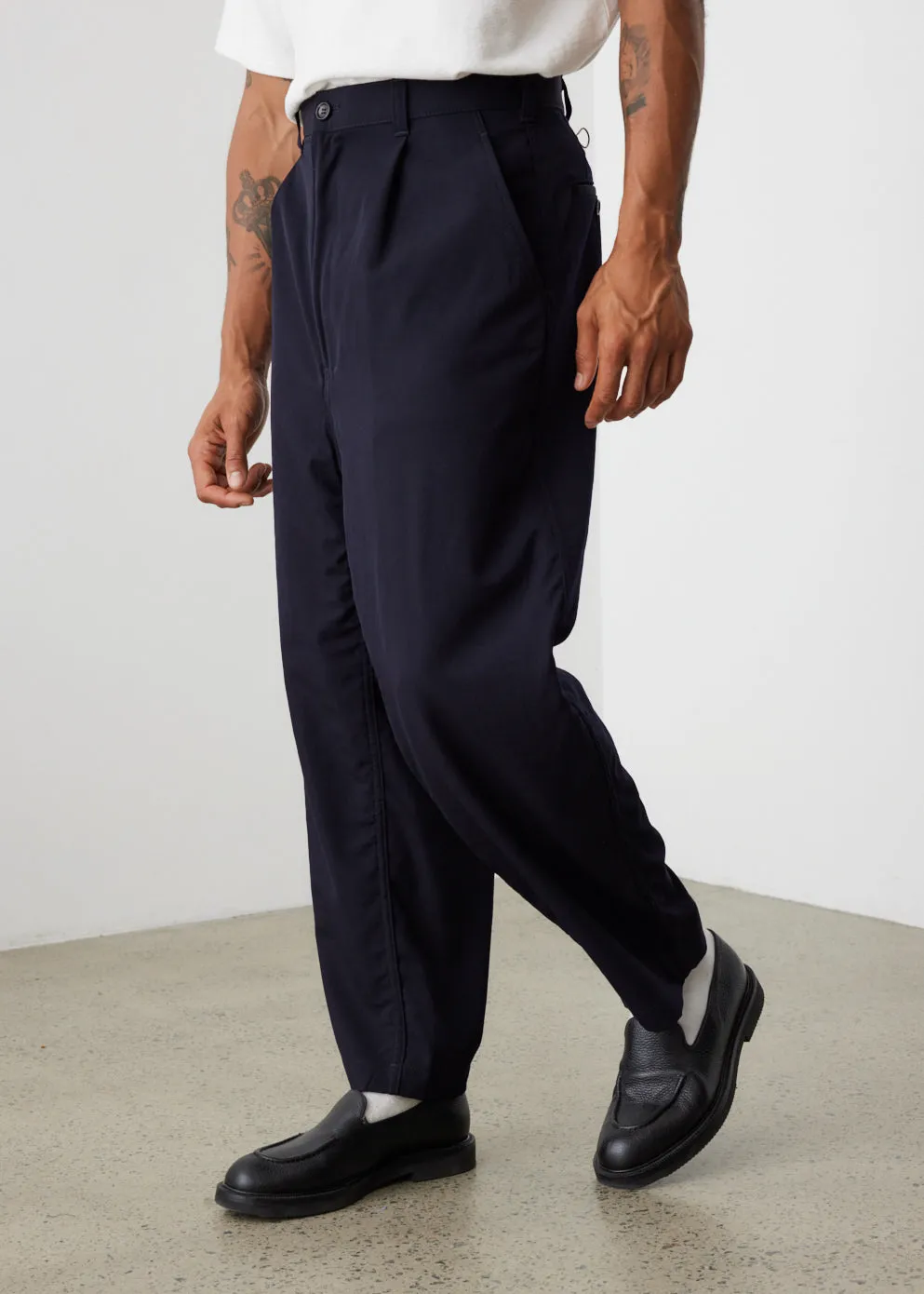 Wool Gabardine Trousers