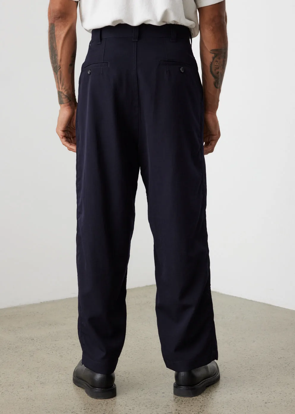 Wool Gabardine Trousers