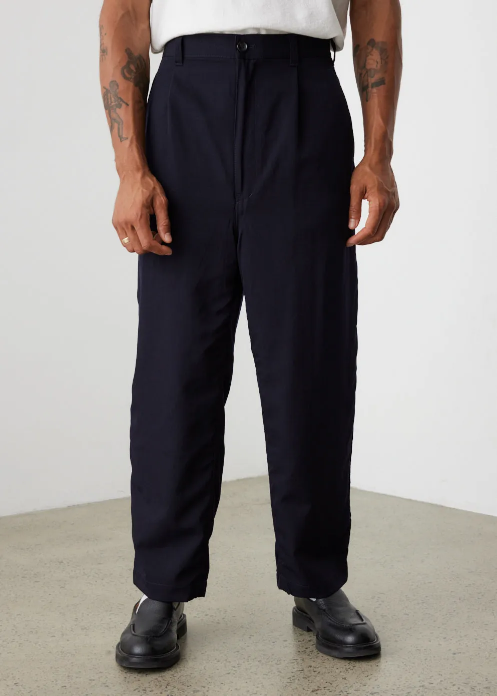 Wool Gabardine Trousers